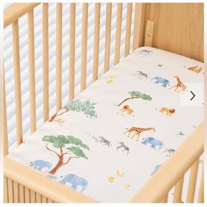 West elm Safari Crib Fitted Sheet